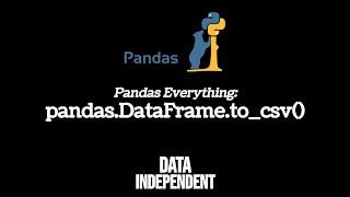 Pandas To CSV | pd.DataFrame.to_csv()