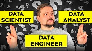 Data Scientist vs Data Analyst vs Data Engineer 2024 - Make the RIGHT Choice (Difference Explained)