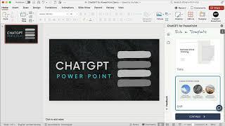 ChatGPT for PowerPoint | How To Create Presentations With AI