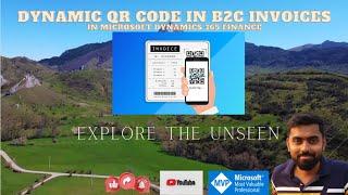 QR Code Print in B2C Customer Invoice for INDIA GST in Microsoft Dynamics 365 Finance