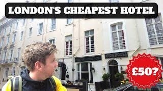 The Cheapest Hotel I Could Find In London...£50?