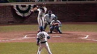 Will Clark CRUSHES grand slam OUT of Wrigley Field in 1989 NLCS!!