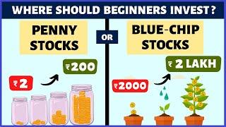 PENNY STOCKS or BLUE CHIP? How to Get Rich from Stock Market?