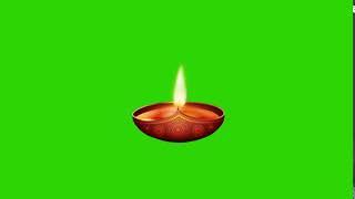 GREEN SCREEN - Diwali Diya