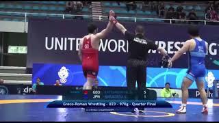 1/4 GR97 | Giorgi Katsanashvili (GEO) - Yuri Nakazato (JPN) | World Championships 2022 U23