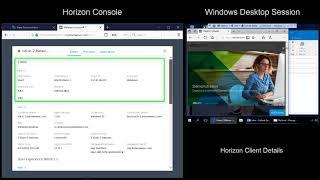 VMware Horizon 7 v7.5: Help Desk Tool - Feature Walk-through
