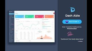 Dash Able Bootstrap Admin Dashboard Template by Phoenixcoded