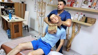 ASMR Strong chiropractic adjustments by Spartak