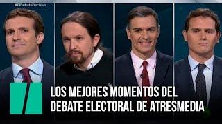 Los mejores momentos del debate de Atresmedia, en menos de cuatro minutos