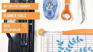 My Top 5 Favorite Planner Tools