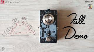 Pedal Tree F Fuzz DEMO + REVIEW | Electronic Thing FUZZ in one pedal! | Dunlop Fuzz Face alternative