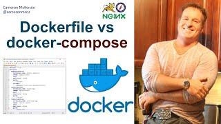 Differences Between Docker Compose and Dockerfile by Example