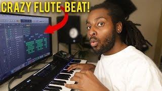 I MADE A FIRE GUITAR AND FLUTE BEAT | How to Make Flutey Beats For M Huncho, D Block Europe