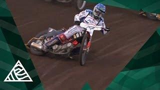 Flat Track Motorcycle Racing at FIM Speedway