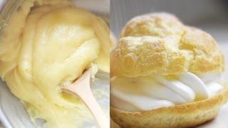 Pâte à Choux - Choux Pastry Dough Recipe 베이비슈 만들기 - 한글자막