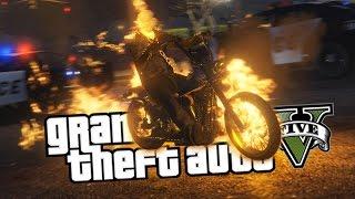 GTA 5 Mods : ПРИЗРАЧНЫЙ ГОНЩИК (Ghost Rider)