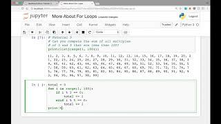 More About For Loops in Python & Solutions to the Last 2 Problems (Python Tutorial #7)