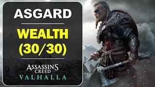 Asgard: All Wealth Chests Locations | Asgard Tear Stones | Assassin's Creed Valhalla Wealth Guide