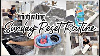 *NEW* SUNDAY RESET ROUTINE || CLEANING MOTIVATION || HOMEMADE MEATBALLS