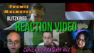 Blitzkrieg By Yngwie Malmsteen Cover Ayu Gusfanz | Reaction compilation ( Sub Indo )
