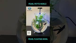 PEARL FLOATING BOWL  GLASS FISH BOWLS,