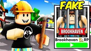 I Made FAKE Brookhaven To TRAP Youtubers!