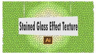 Stained Glass Texture Effect illustrator | Adobe Illustrator