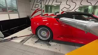 Ferrari F430 spider during ECU Stage1 dyno tests!