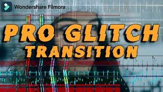 HOW TO USE GLITCH TRANSITION EFFECTS | WONDERSHARE FILMORA X | SKF!