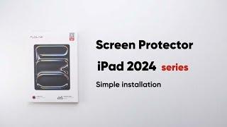 How to Easily install FLOLAB NanoArmour ONETIME Series iPad Air & iPad Pro 2024 Screen Protector