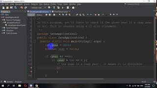 Java Program to Check a Leap Year