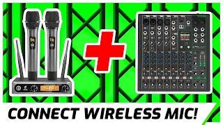 Quick And Easy: How To Hook Up Your Wireless Mic To An Audio Mixer!