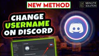 How to change username on Discord 2024