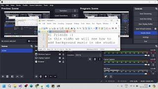 How to add background music in OBS Studio
