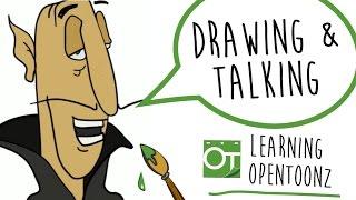 Learn to draw and talk in Free OpenToonz