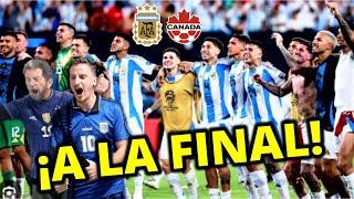 Argentina 2 - 0 Canadá - REACCION - Padre e hijo Racinguistas LOCOS - Copa América 2024
