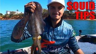 Squid Fishing Tips - How to Catch Squid with Wayne Groomes