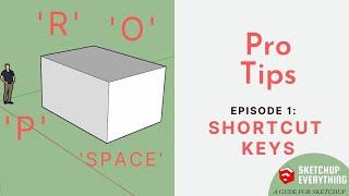 Pro Tips : Episode 1 | Shortcut keys | SketchUp Everything