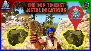 The Top 10 Best Metal Locations in Ark Survival Ascended The Island Map