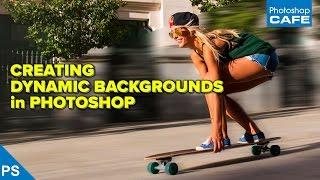 EVERY ACTION PHOTO needs motion and Dynamic Backgrounds in PHOTOSHOP