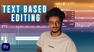 Text Based Editing Tutorial Adobe Premiere Pro 2024