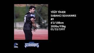 Yigit Timer QB #9 2017-2018 Sabancı Seahawks Pro lig Highlights