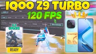 iQOO Z9 TURBO BGMI Test | iQOO Z9 Turbo 120fps Gaming Review