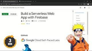 Build a Serverless Web App with Firebase | #qwiklabs | #GSP643