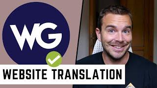 WEBSITE TRANSLATION MADE EASY!? (@Weglot Review)
