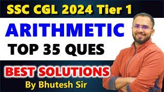 Top 35 Arithmetic questions of SSC CGL 2024 Tier 1