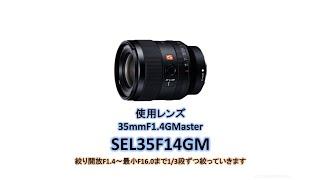 SONY純正フルサイズ用交換レンズ35mmF1.4GMaster（SEL35F14GM）ボケ方比較