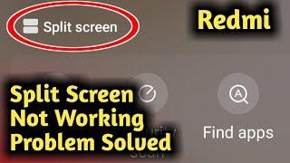 Redmi Split Screen Not Working Problem Solved