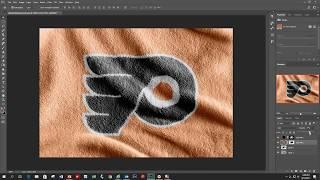 Photoshop Tutorial: Conform an image to a surface  using a displacement map