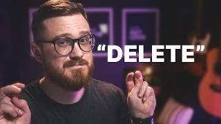 You Don't Have to Delete Things Permanently